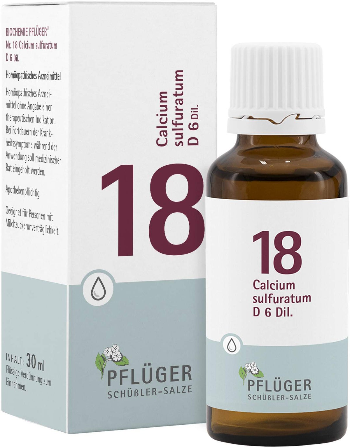 Biochemie Pflüger 18 Calcium Sulfuratum D6 30 ml Tropfen