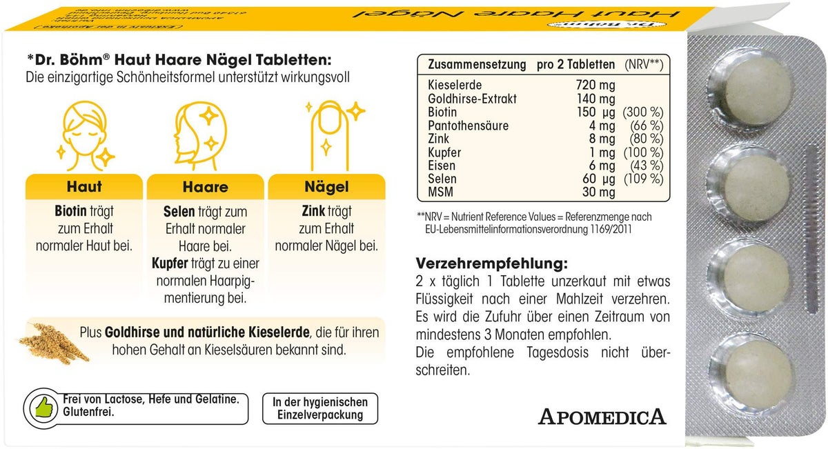 Dr. Böhm Haut Haare Nägel 60 Tabletten