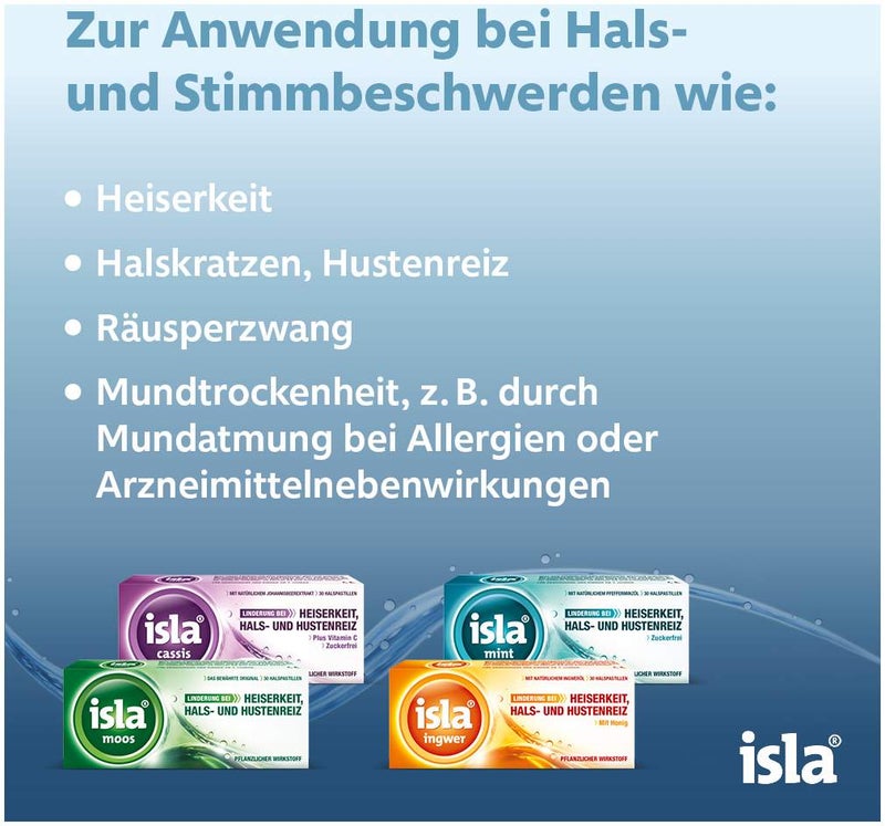 isla moos 60 Pastillen