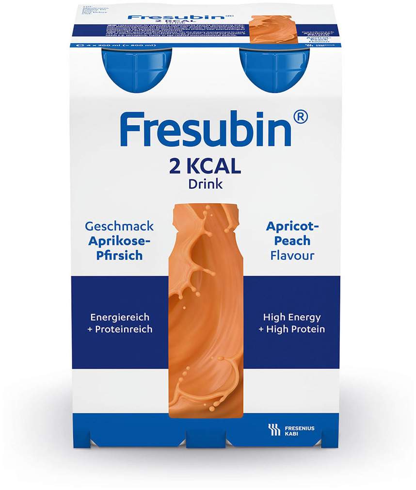 Fresubin 2 Kcal Drink Aprikose Pfirsich Trinkflasche 24x200 Ml...