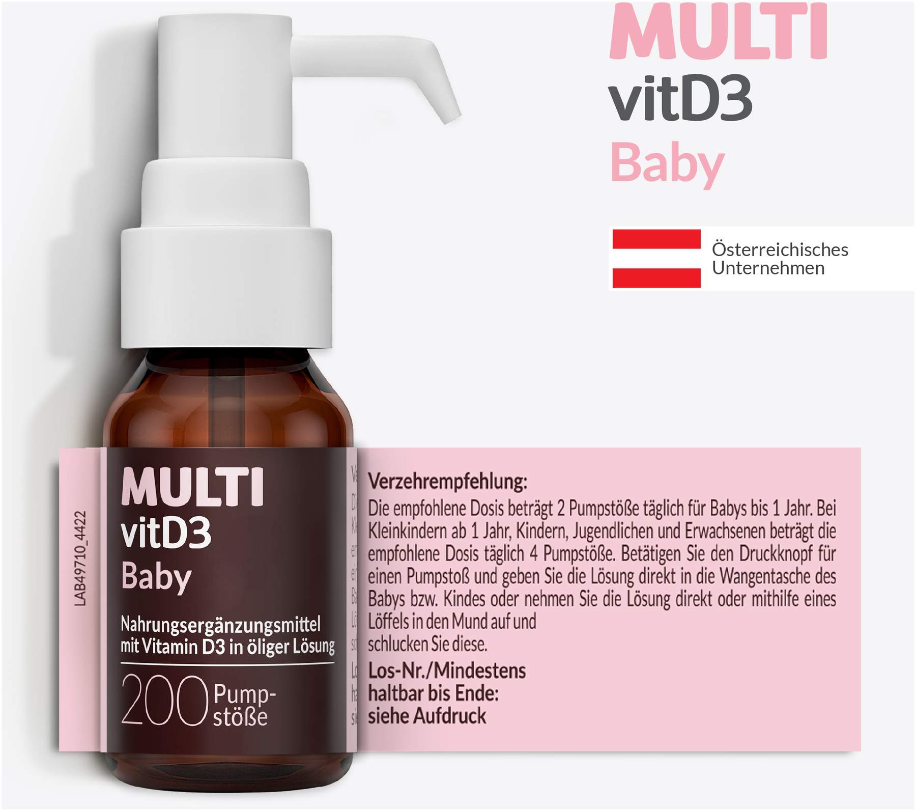 Multivitd3 Baby Pumplösung 10ml