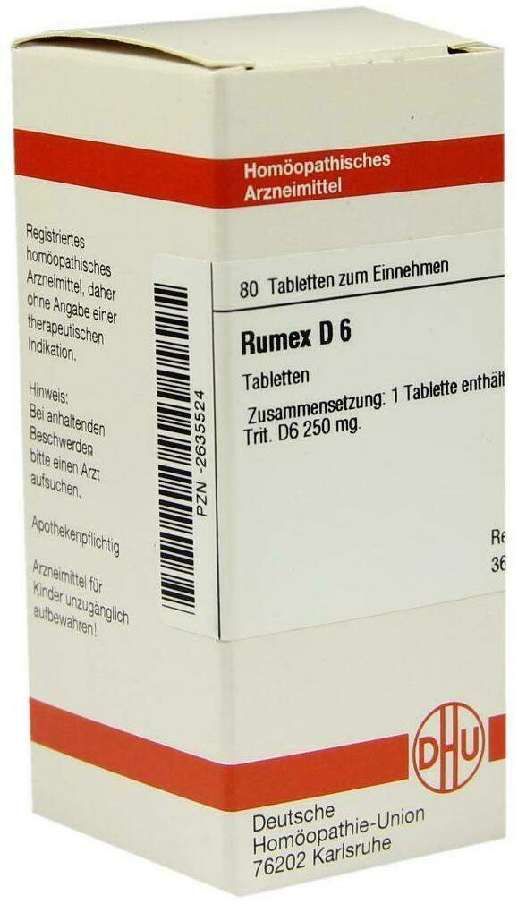 Dhu Rumex D6 80 Tabletten