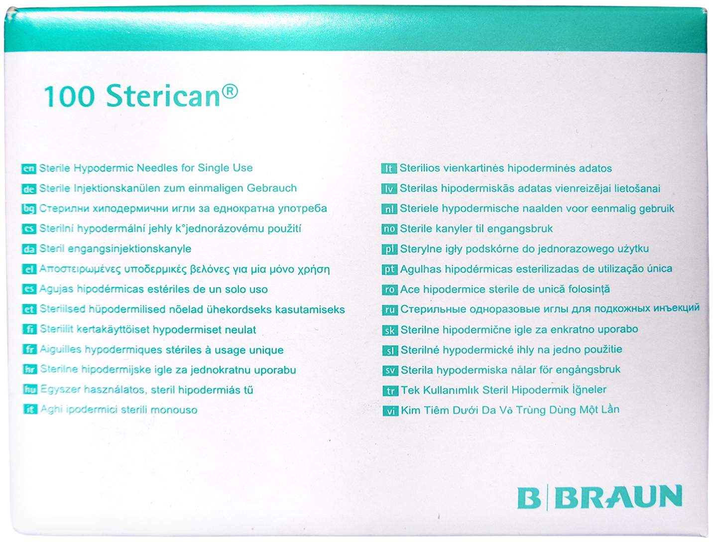 Sterican Einmalkanüle 23 G 30 mm 100 Kanülen