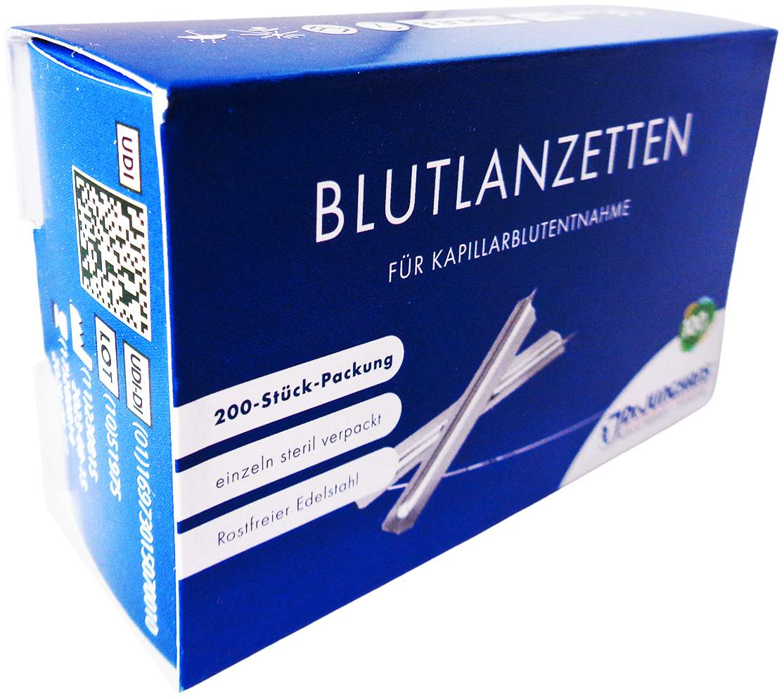 Blutlanzetten Steril Einzeln Verpackt