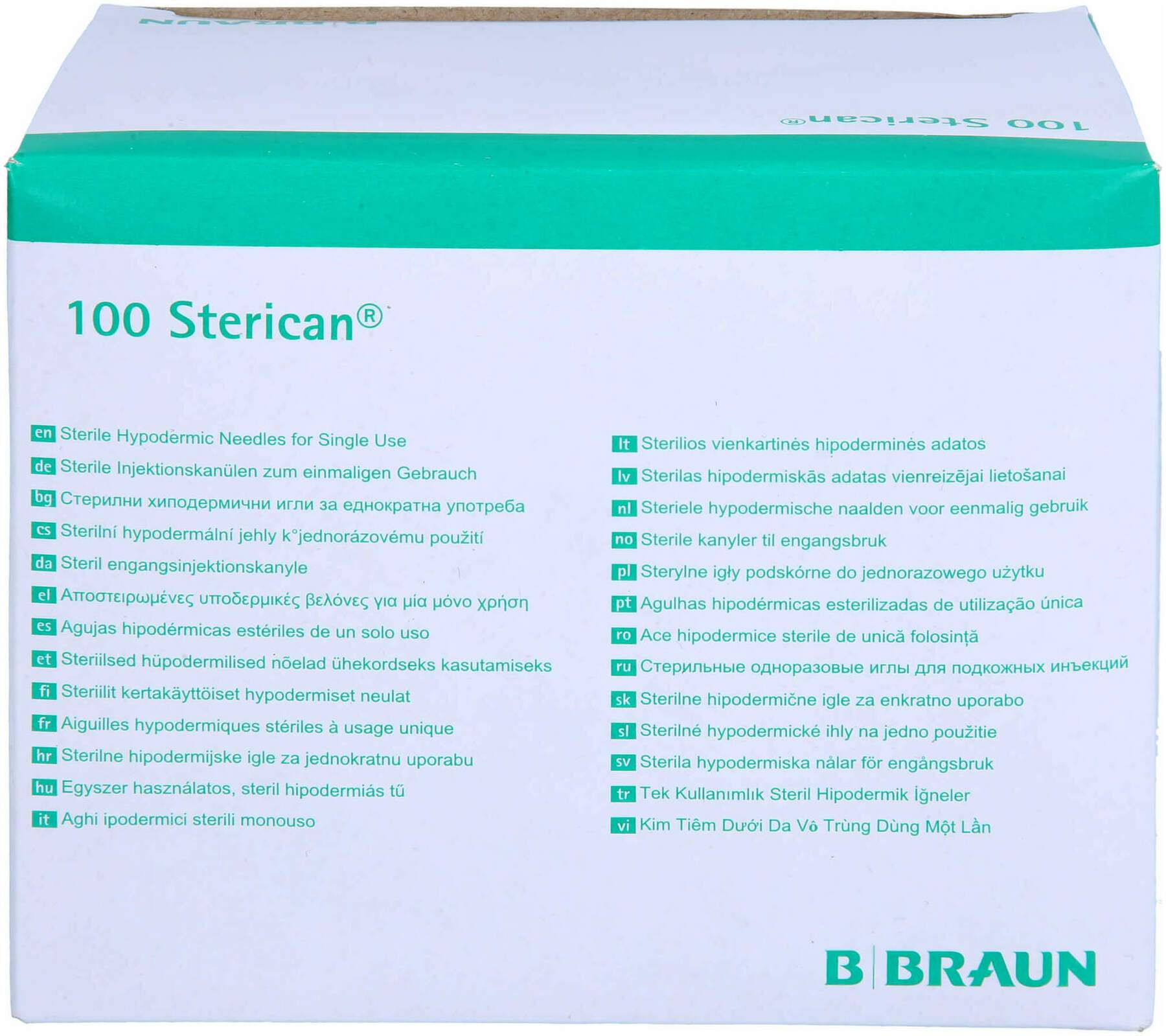Sterican Einmalkanüle 19 G 30 mm 100 Kanülen