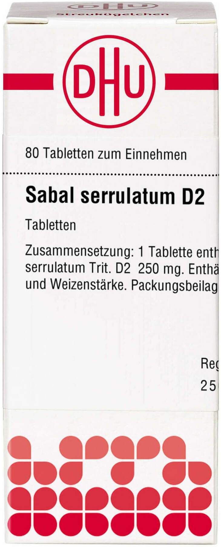 Dhu Sabal Serrulatum D2 80 Tabletten