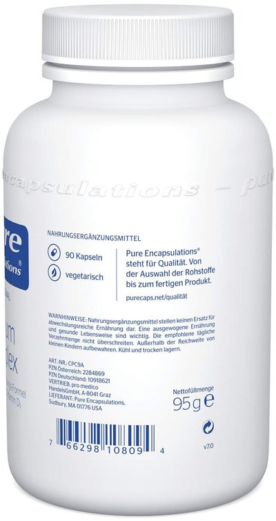 Pure Encapsulations Calcium Complex 90 Kapseln