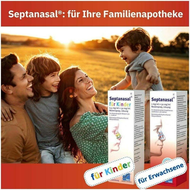 Septanasal 1 mg Je ml + 50 mg Je ml 10 ml Nasenspray