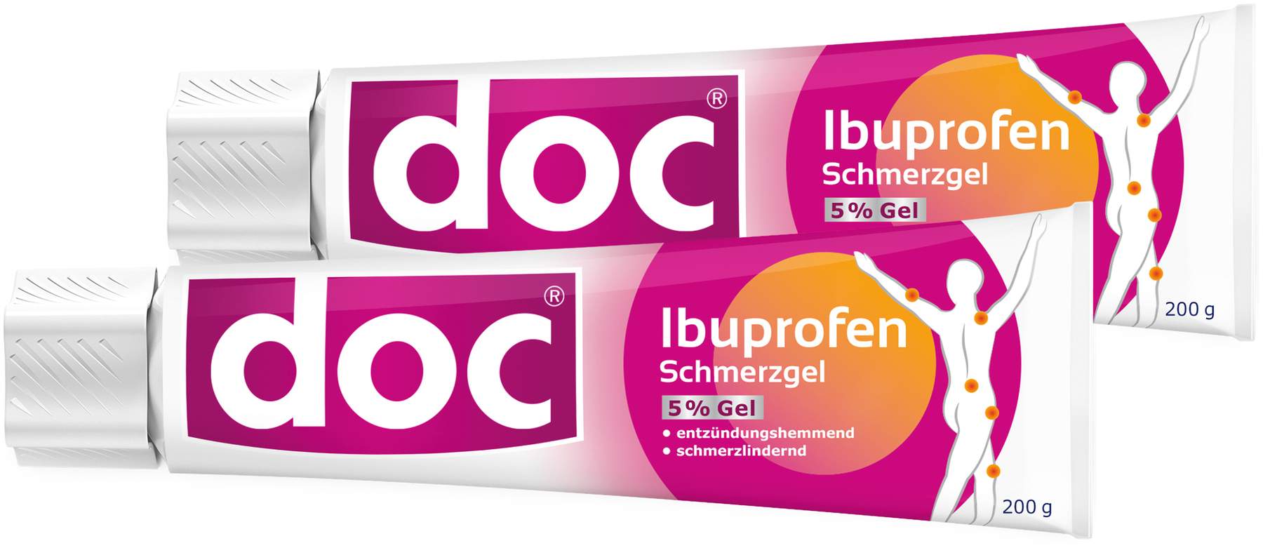 Doc Ibuprofen Schmerzgel 5% 2 x 200 g
