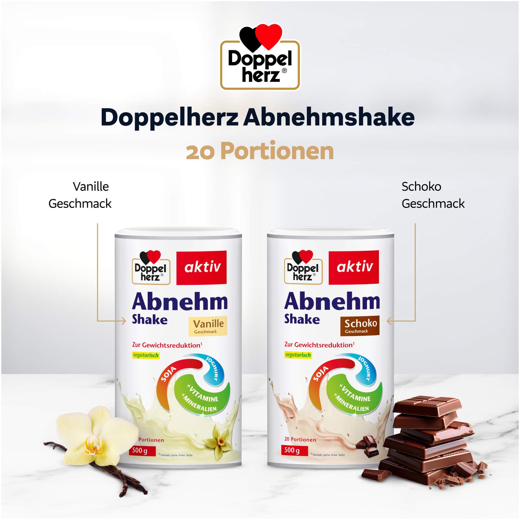 Doppelherz aktiv Abnehm Shake Schoko Pulver 500g