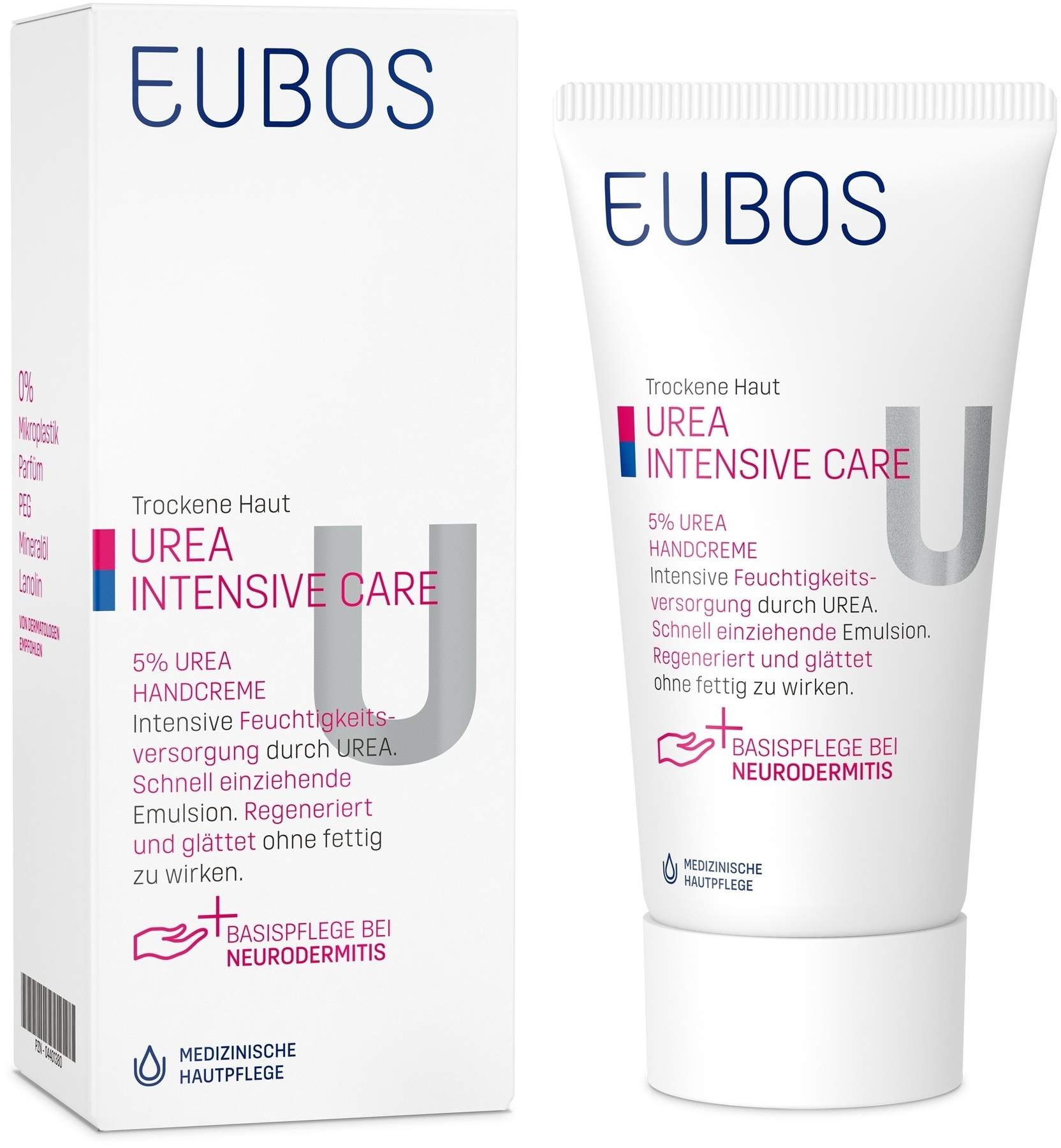 Eubos Trockene Haut Urea 5% Handcreme 75 ml Creme