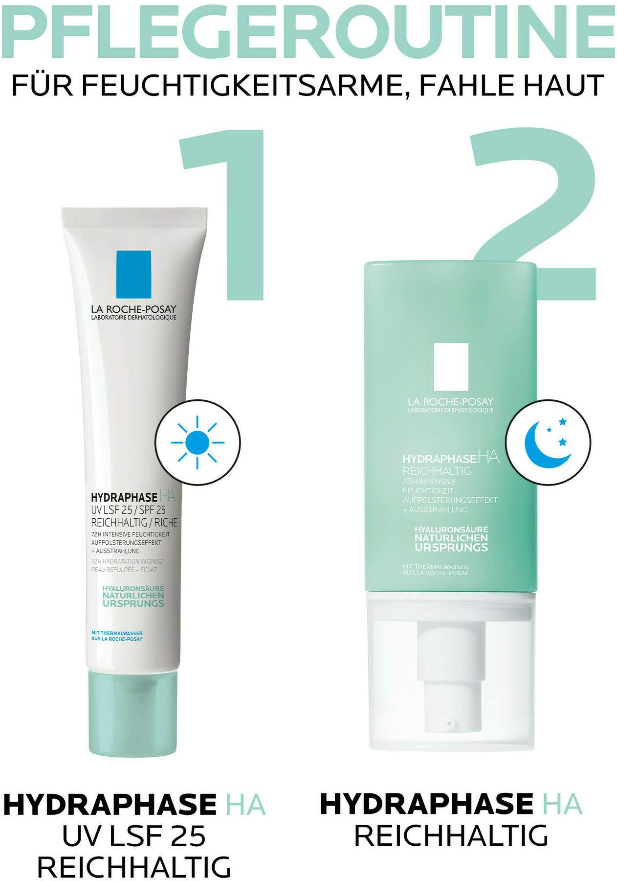 La Roche Posay Hydraphase HA UV Reichhaltige Tagescreme LSF 25 40 ml