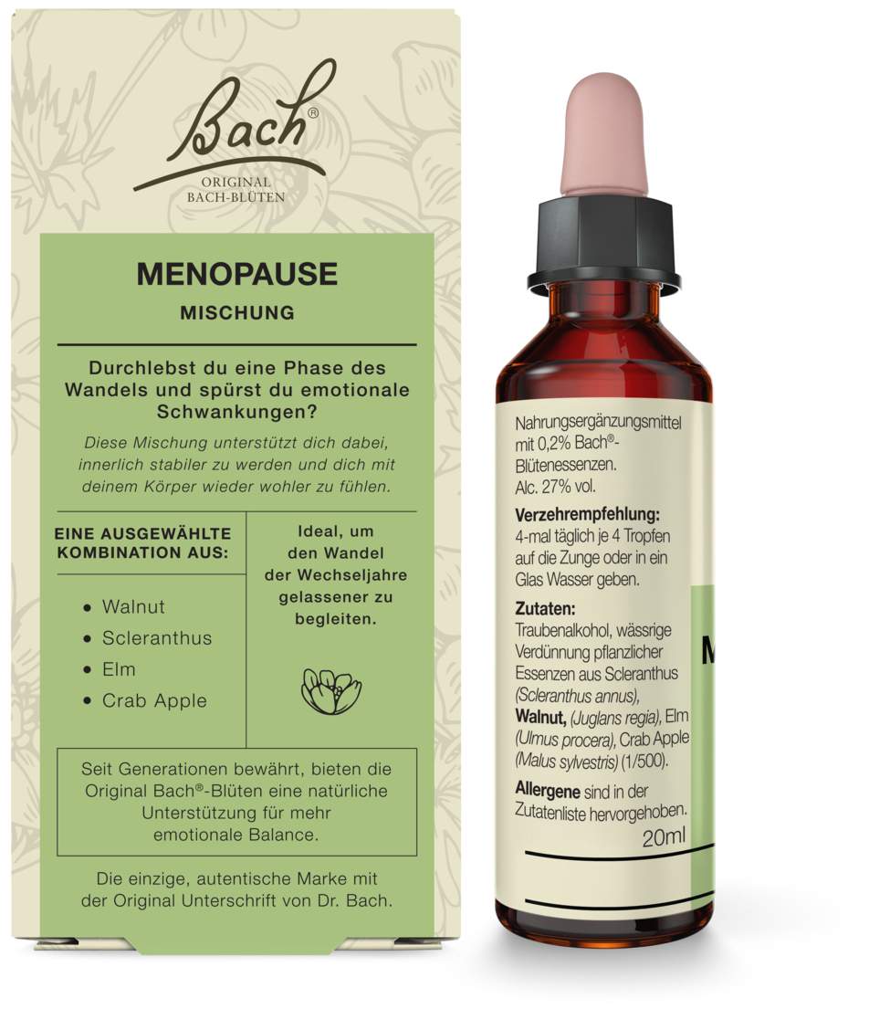 Bachblüten-Mischung Menopause 20 ml Tropfen