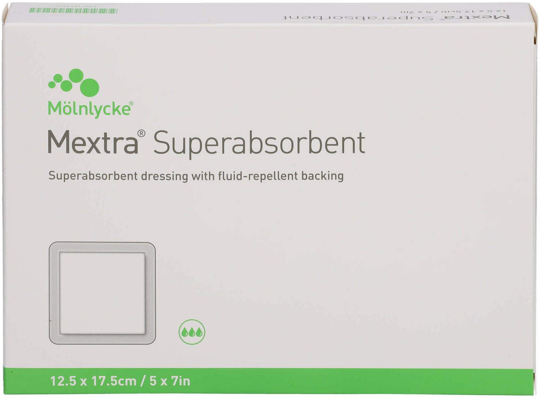 Mextra Superabsorbent Verband 12,5x17,5 cm
