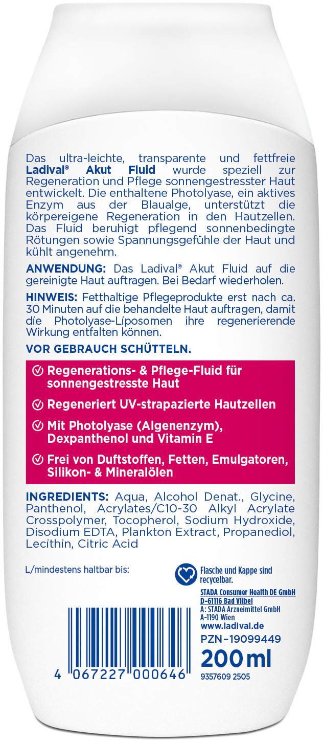 Ladival sonnengestresste Haut Akut Fluid 200 ml