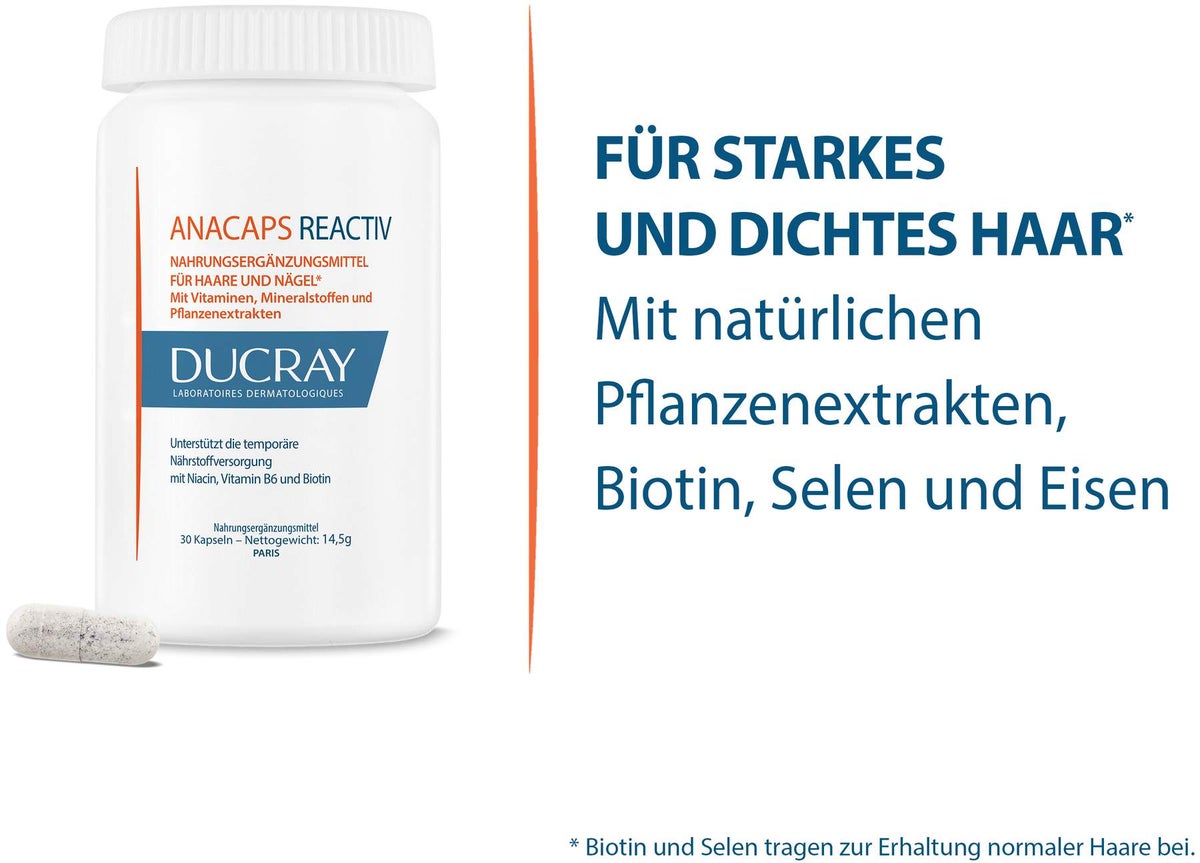 Ducray Anacaps Reactiv 30 Kapseln