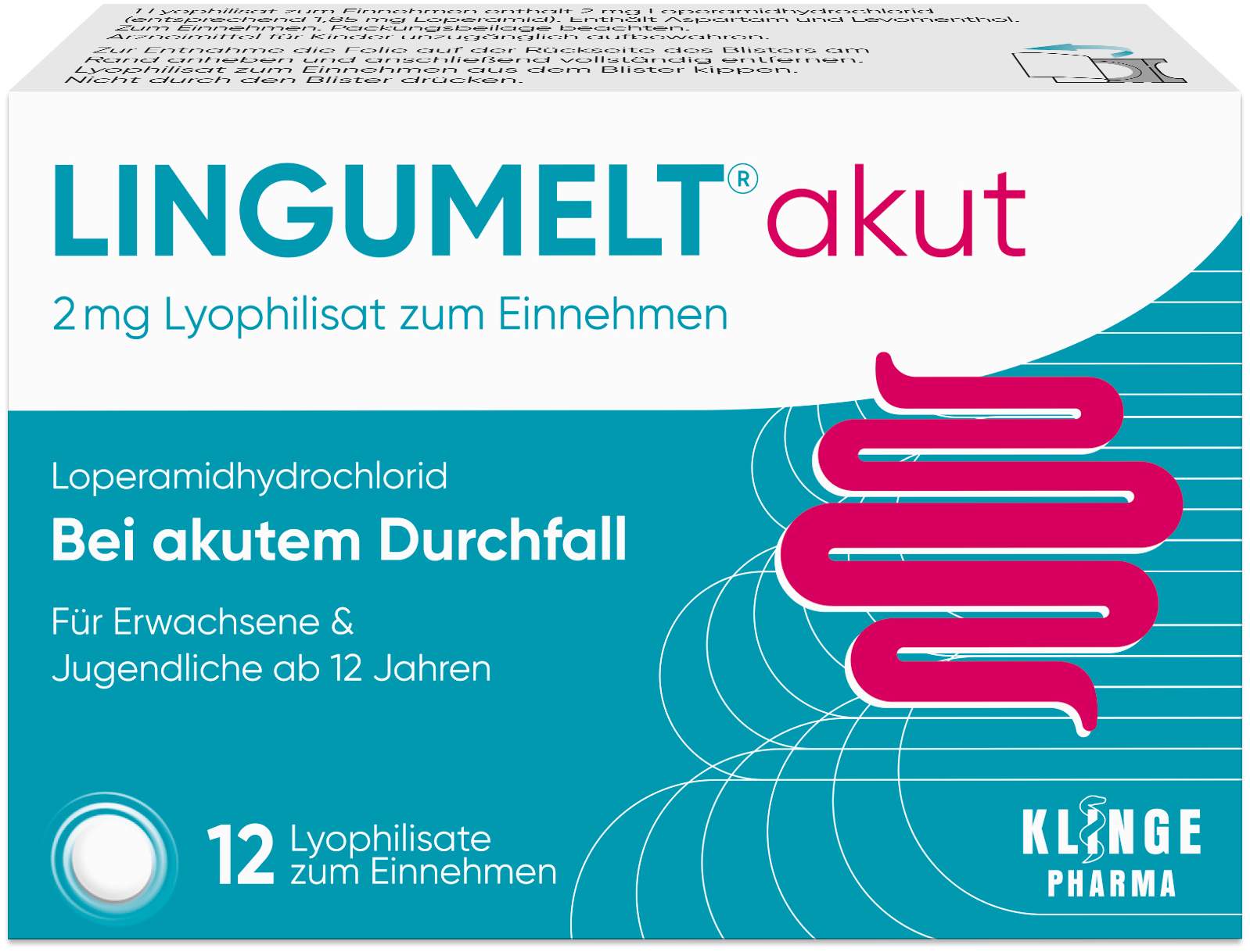 Lingumelt Akut 2 mg Lyophilisat zum Einnehmen 12 Stück