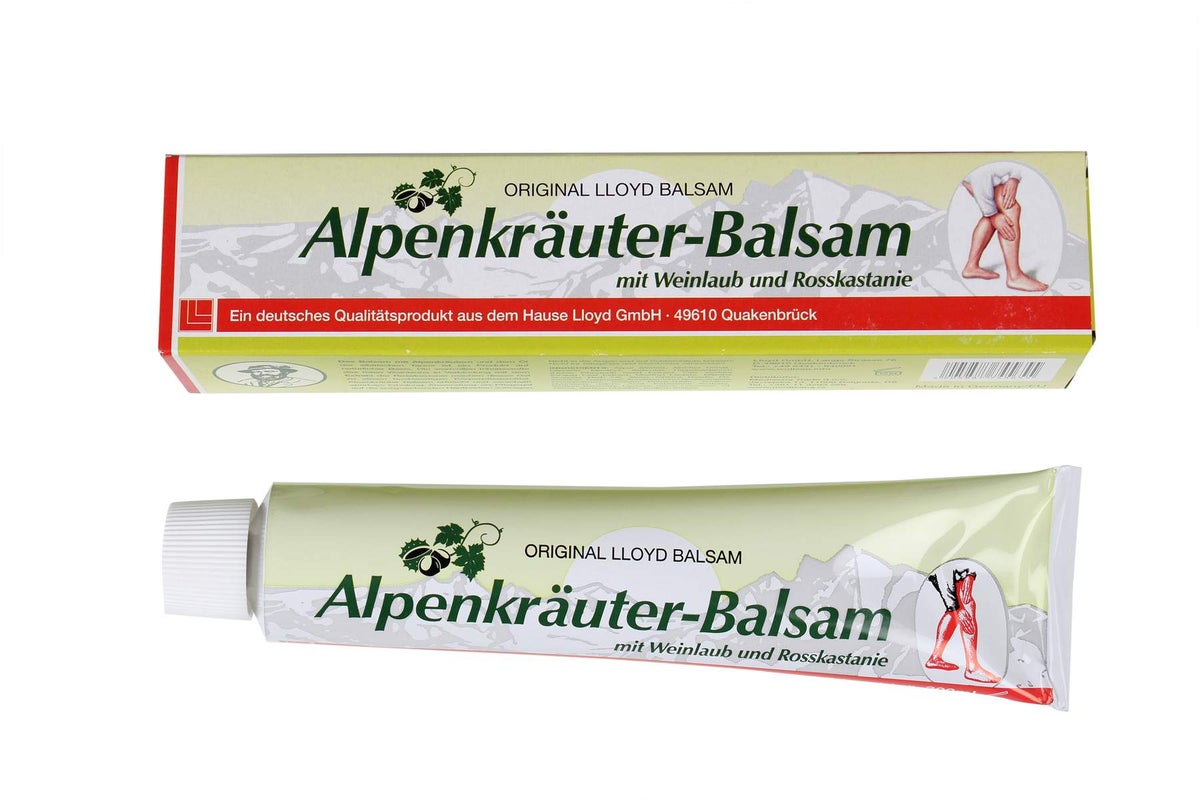 Alpenkräuter Balsam mit Weinlaub und Rosskastanie 200 ml