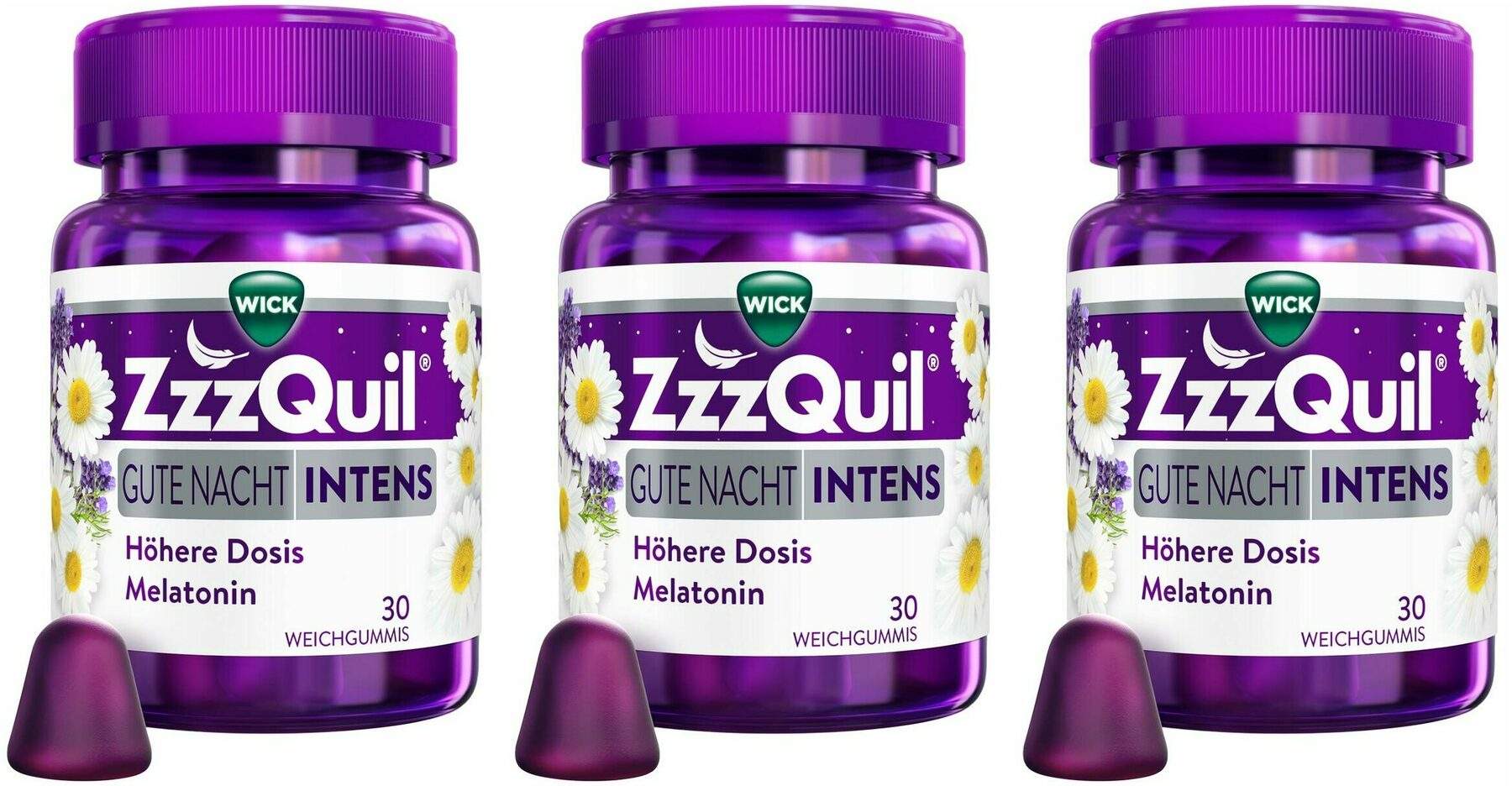 WICK ZzzQuil Gute Nacht Intens 3 x 30 Stück
