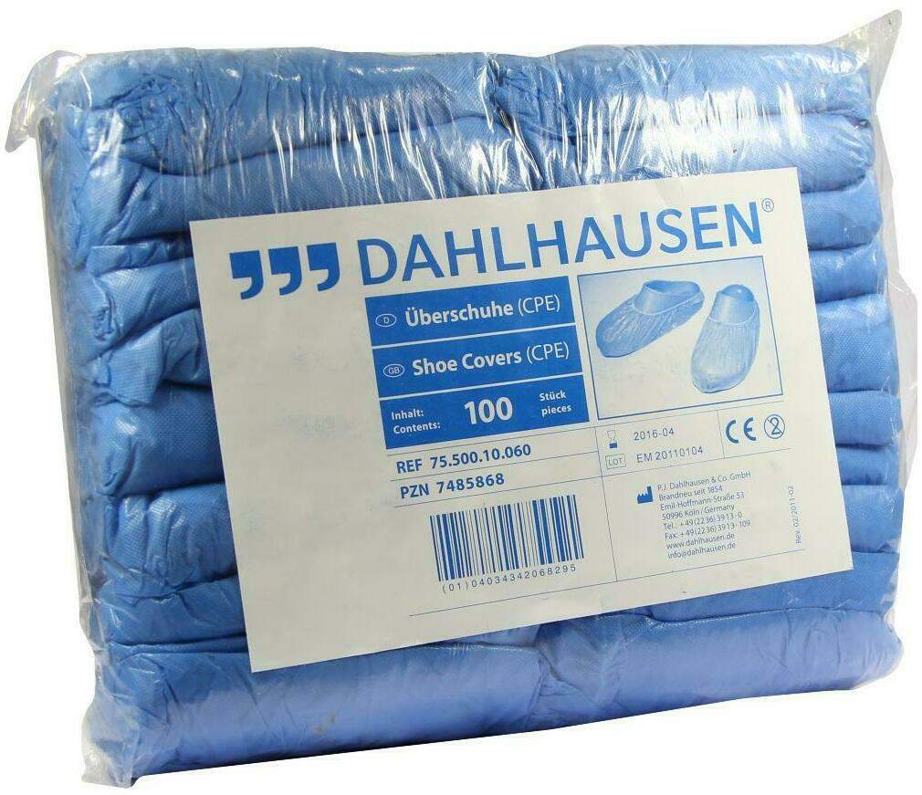 Überziehschuhe Cpe Blau 100 Stück
