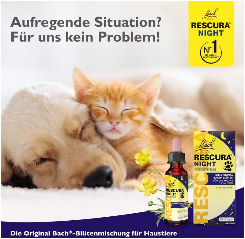 Bach Original Rescura Night Pets 10 ml Tropfen