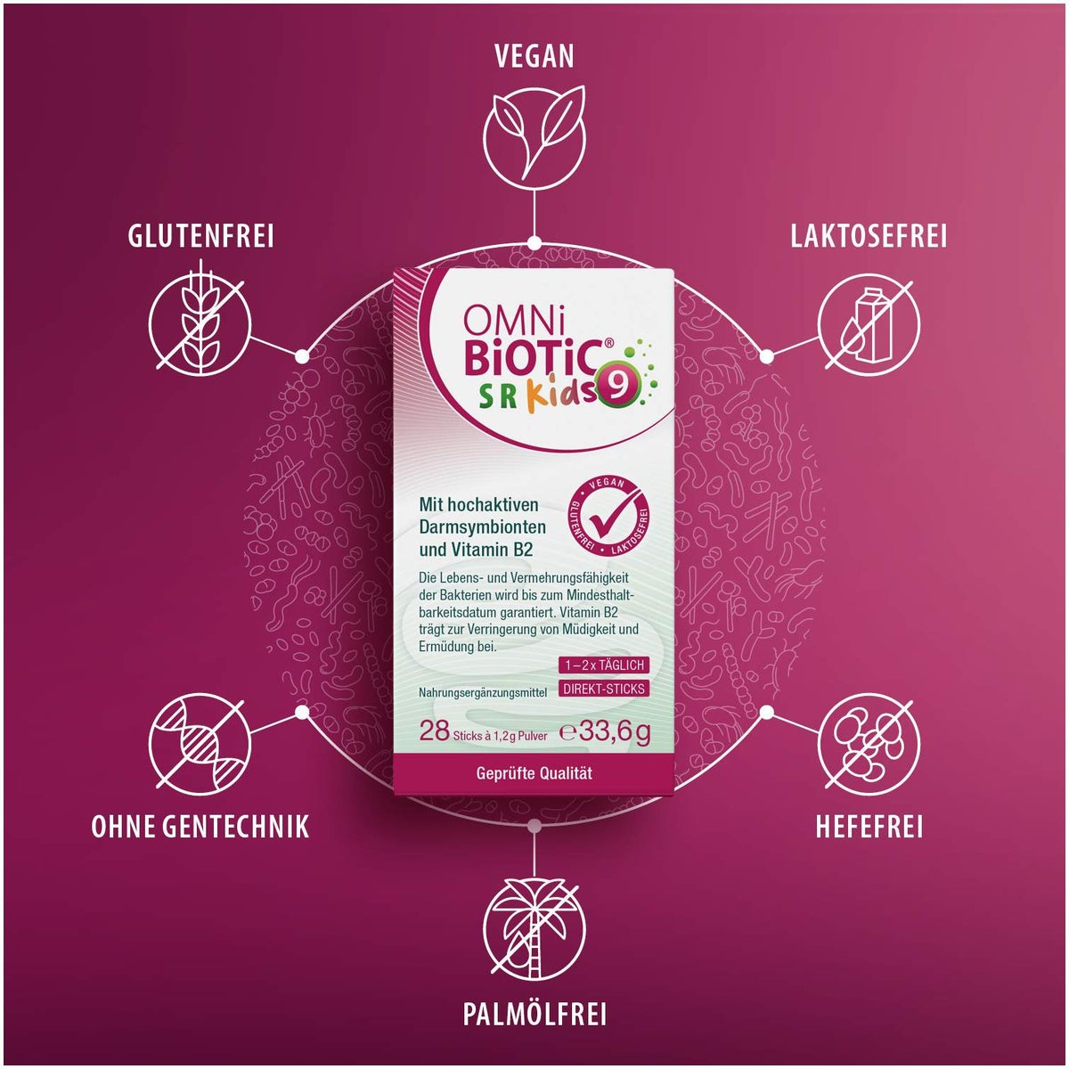 Omni-Biotic Sr-9 Kids 28 Pulversticks
