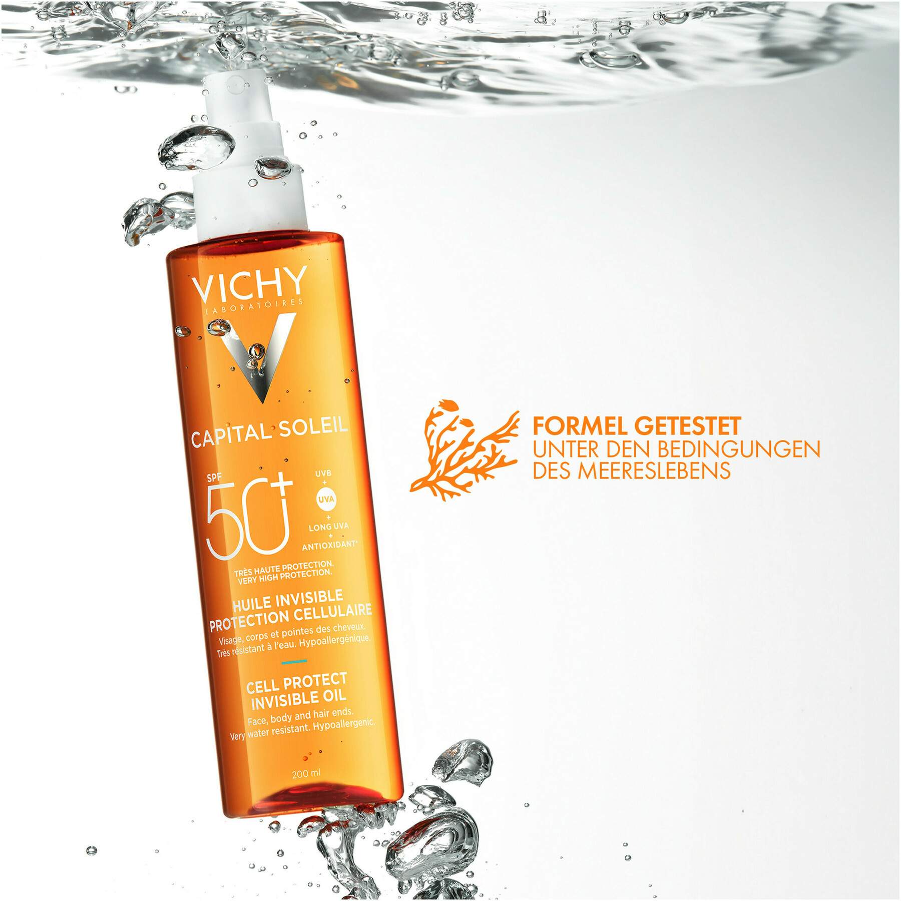 Vichy Capital Soleil Cell Protect Oil LSF 50 200 ml