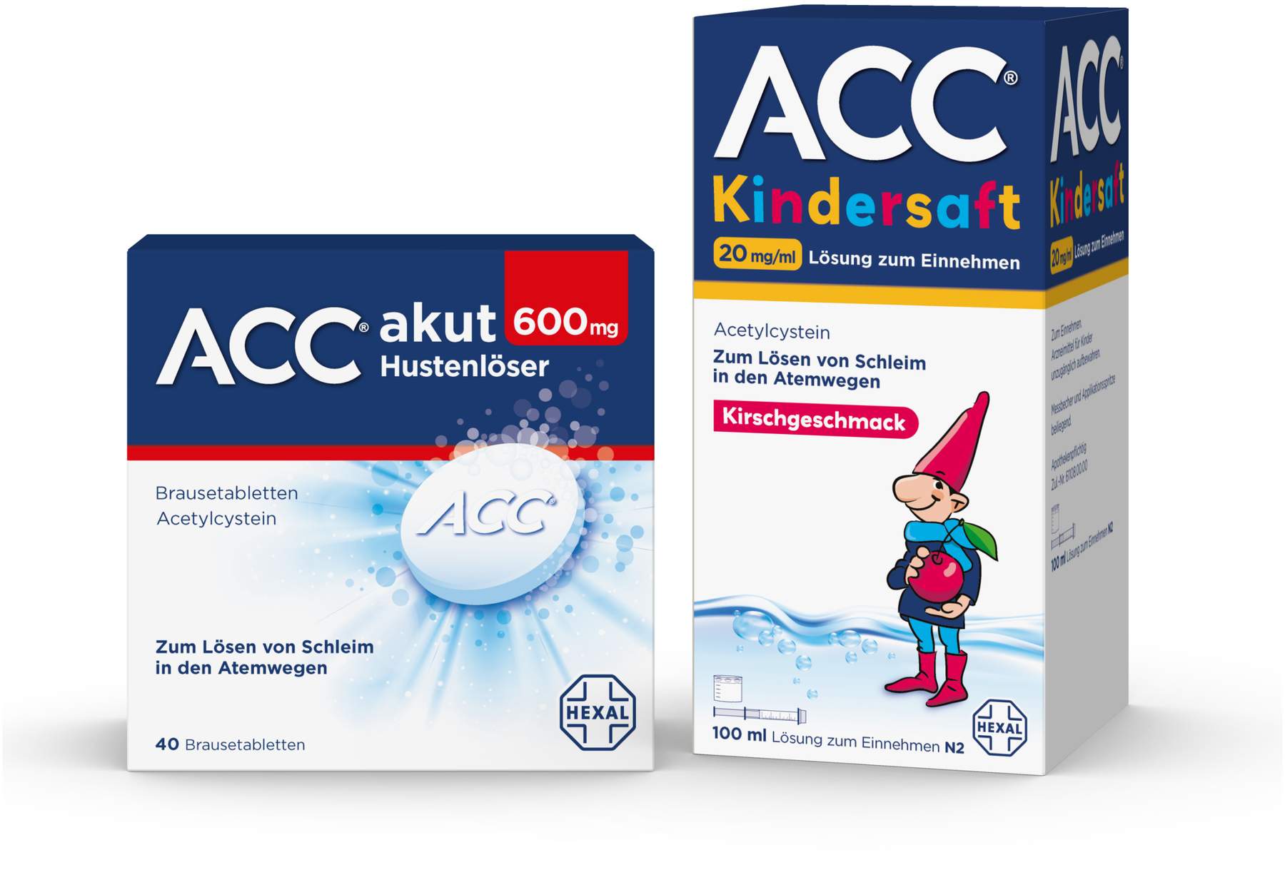 ACC akut 600 mg 40 Brausetabletten + ACC Kindersaft 100 ml