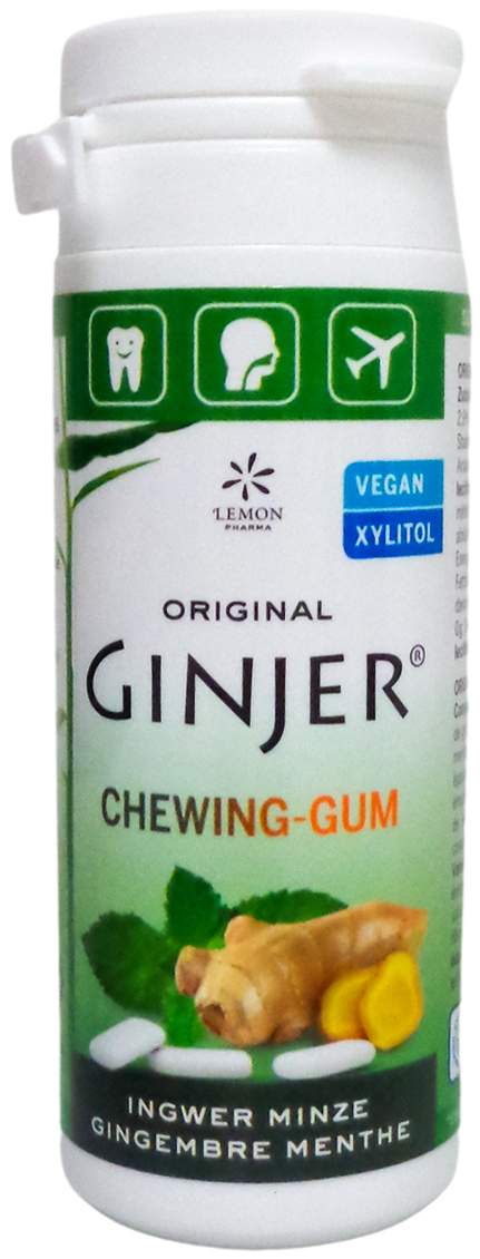 Ingwer Ginjer Kaugummi Minze  30 G