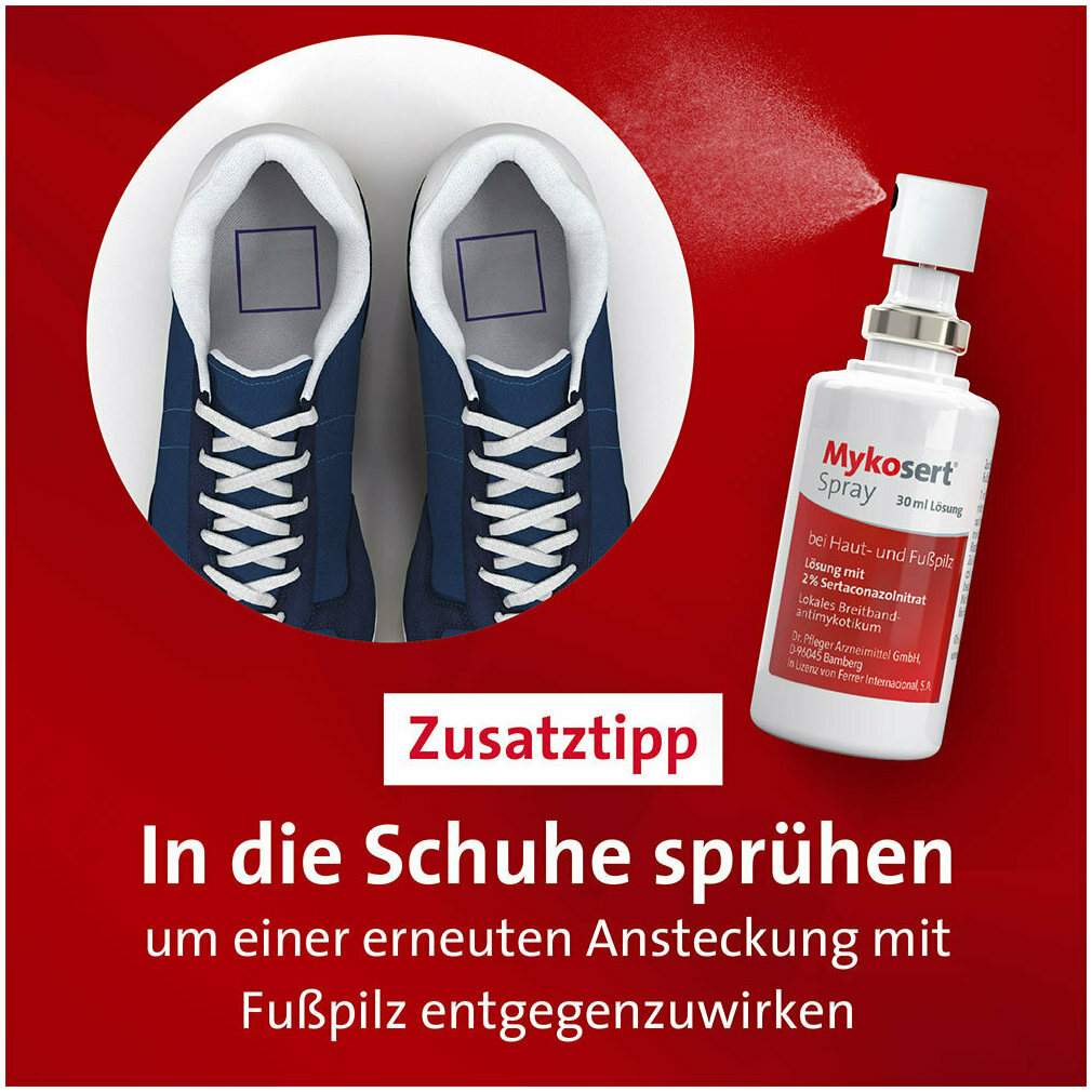 Mykosert Spray bei Haut- und Fußpilz 30 ml