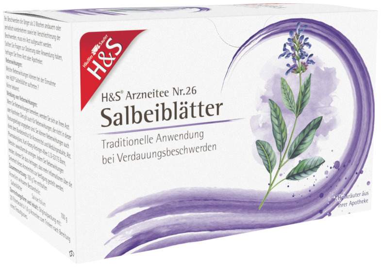 H&S Salbeiblätter Tee 20 Filterbeutel