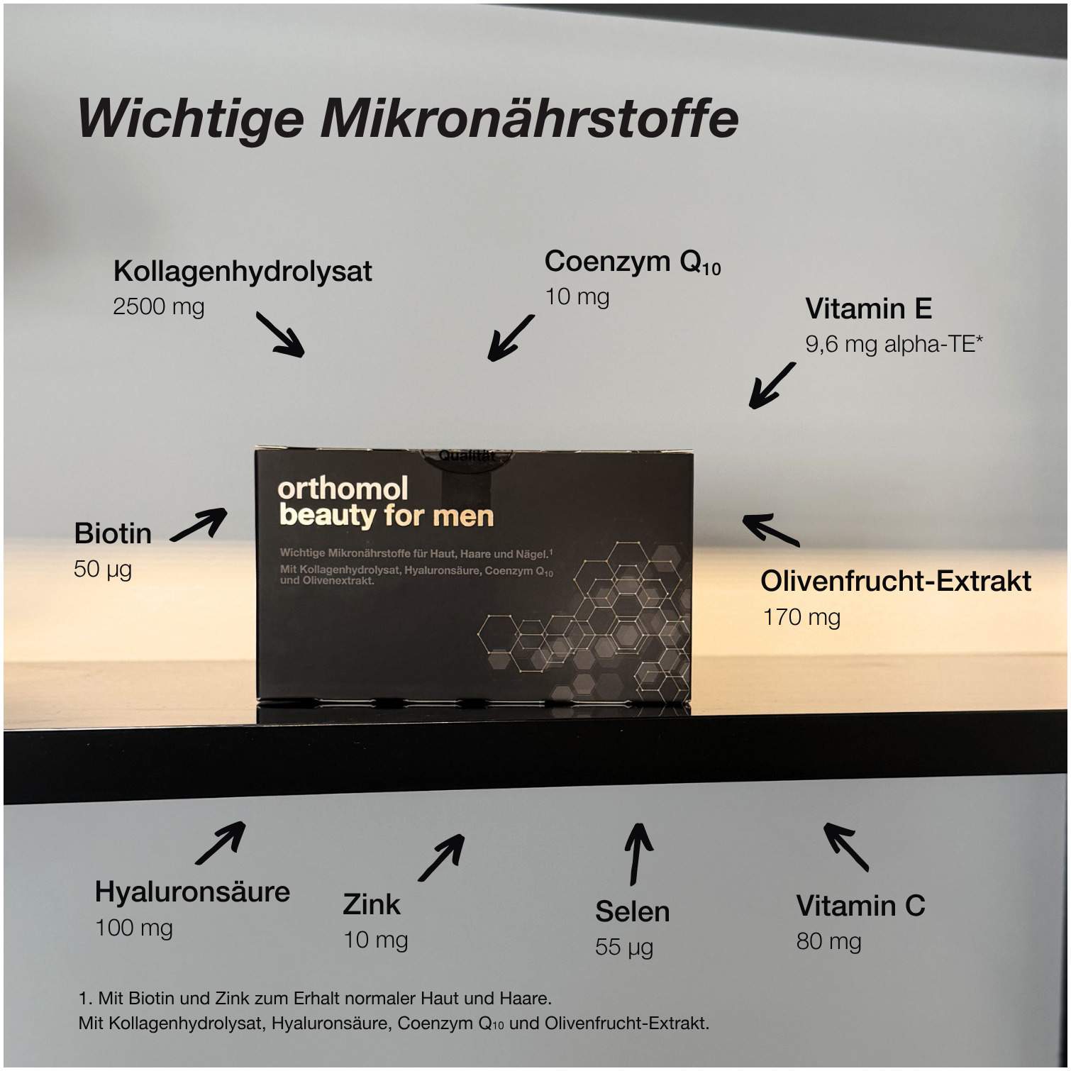 Orthomol Beauty For Men 30 Tagesportionen