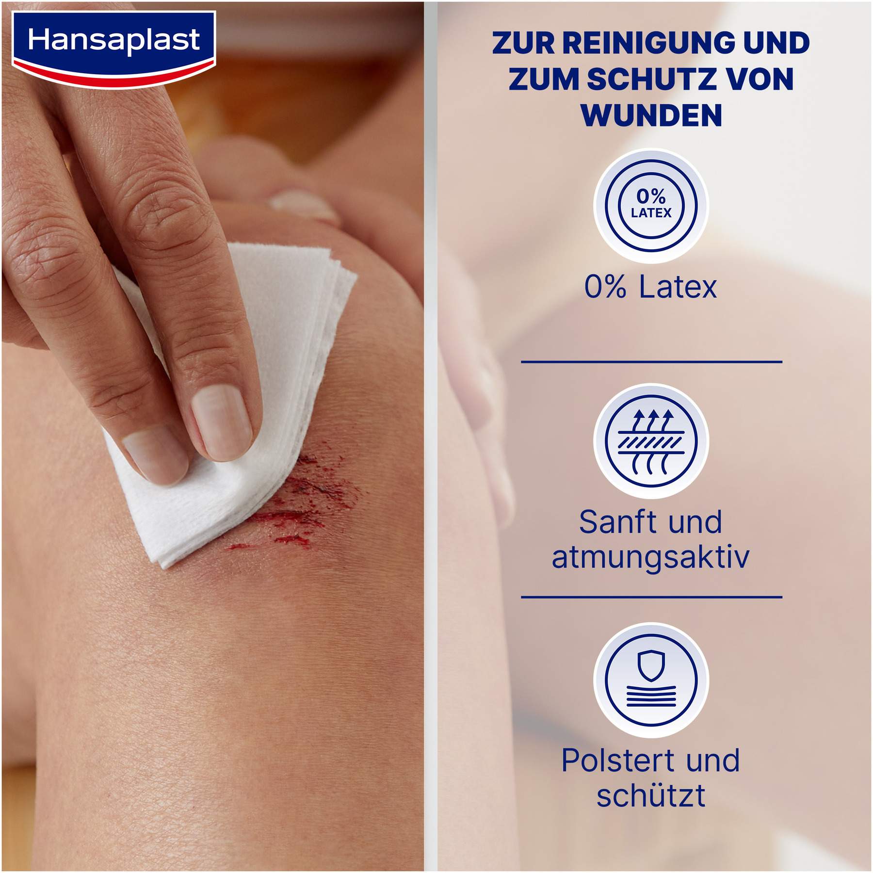 Hansaplast Soft Kompressen 7,5 X 7,5 cm Steril 5 X 2 Stück