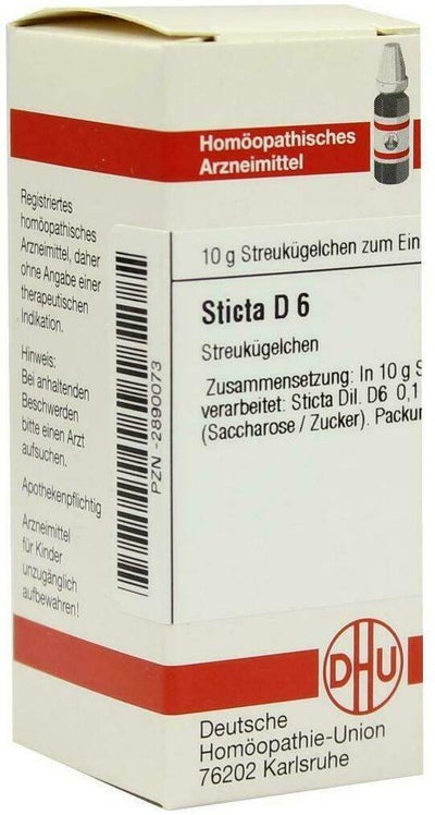 Dhu Sticta D6 10 G Globuli