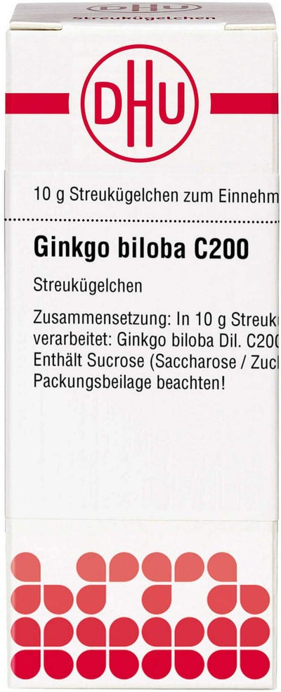 Dhu Ginkgo Biloba C200 Globuli 10 G