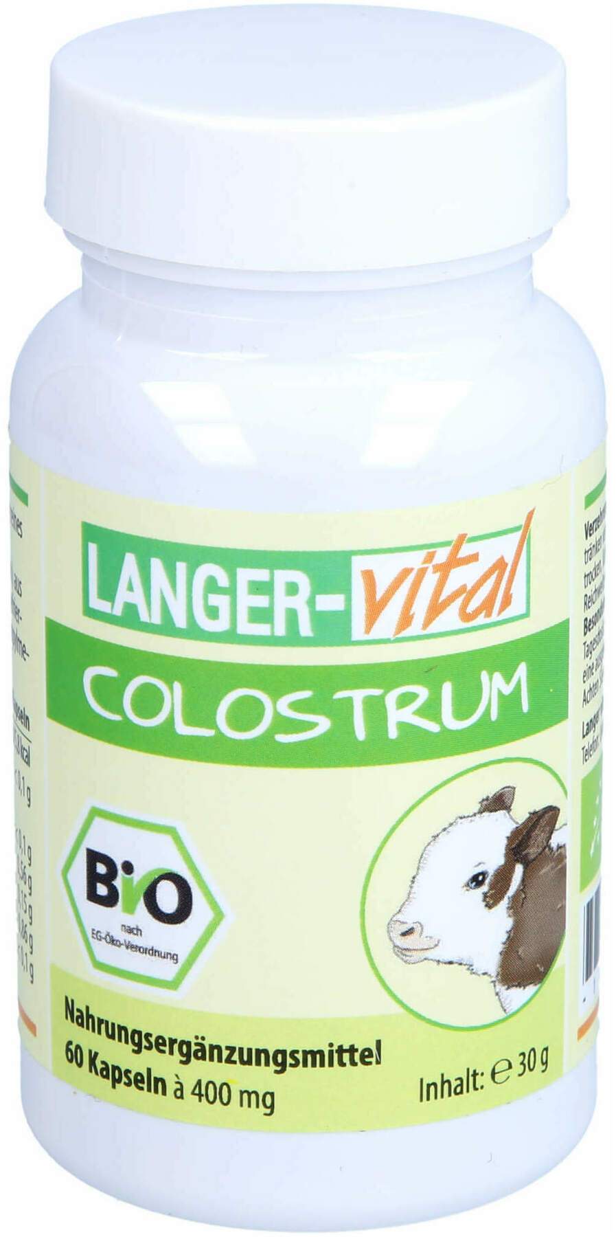 Colostrum Bio 800 mg Pro Tag 60 Kapseln