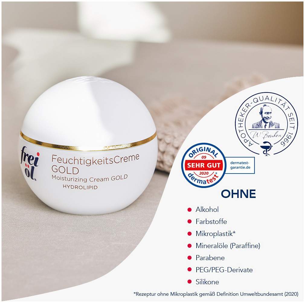 Frei Öl Hydrolipid Feuchtigkeitscreme Gold 50 ml
