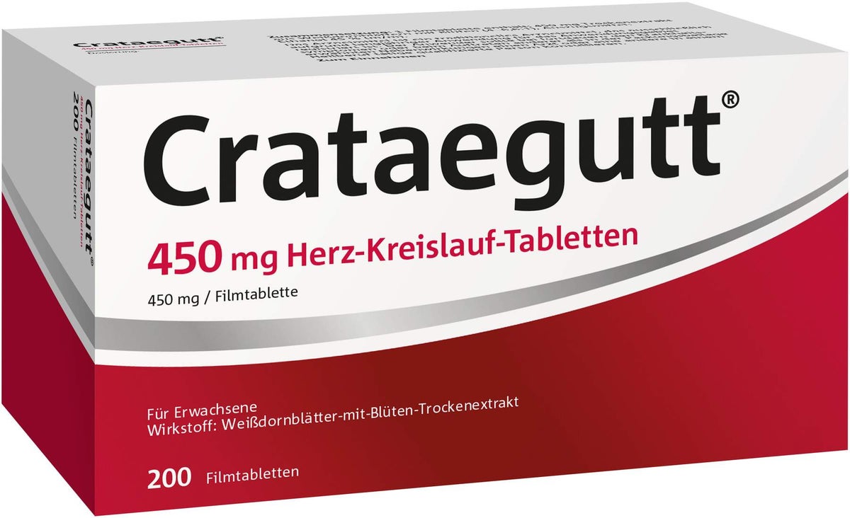 Crataegutt 450 mg Herz-Kreislauf-Tabletten 200 Stück