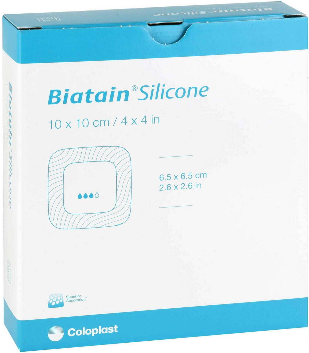 Biatain Silicone Schaumverband 10x10 cm