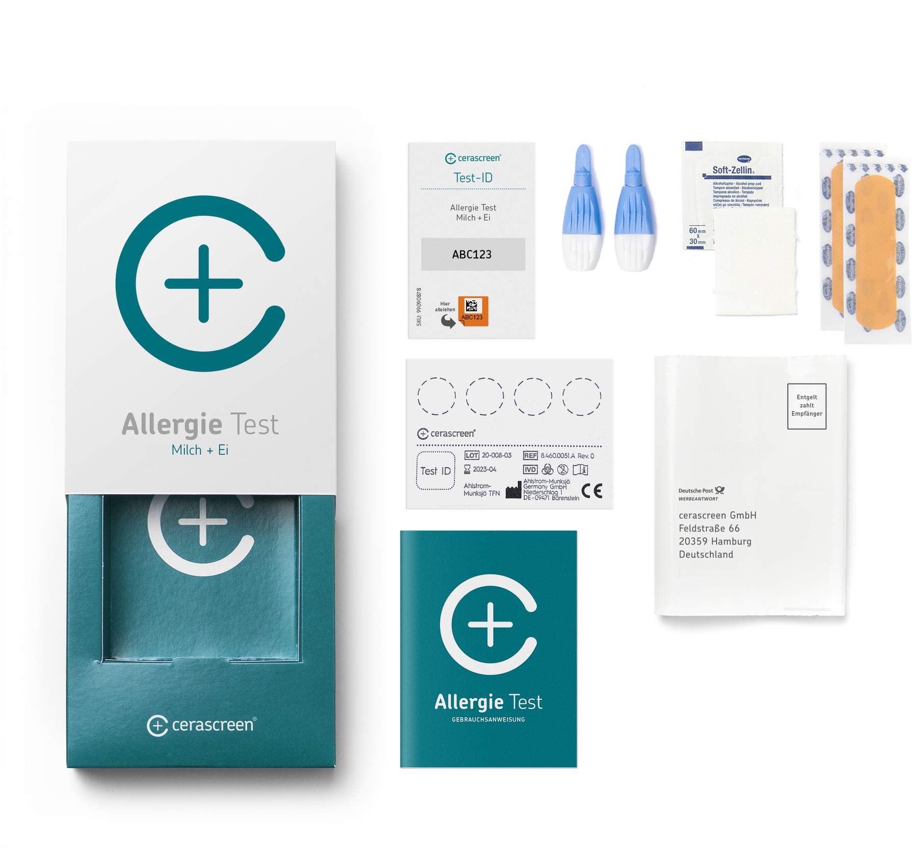 Cerascreen Allergie-Test-Kit Milch & Ei