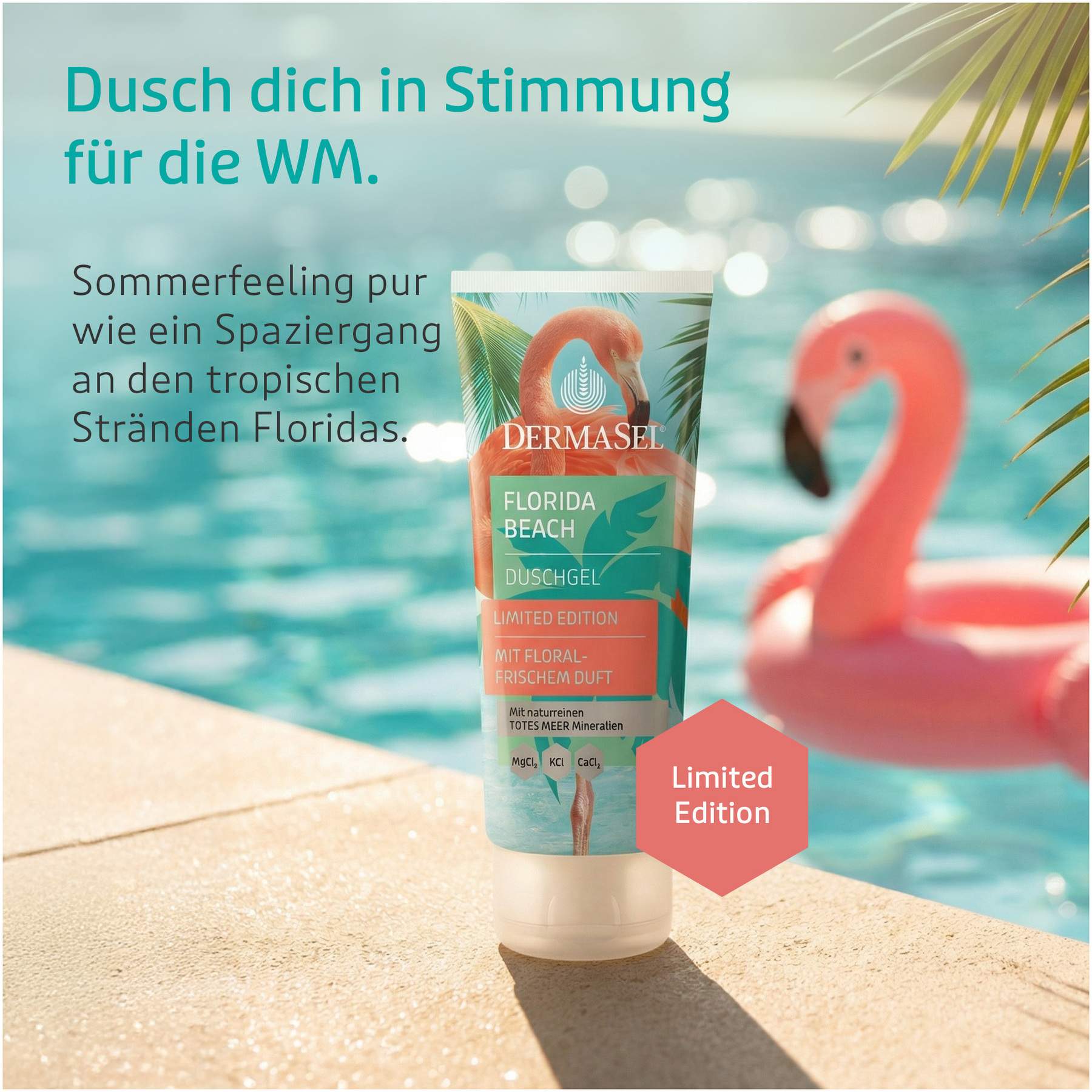 Dermasel Totes Meer Duschgel Florida Beach Limited Edition 100 ml