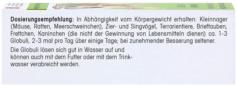 Revet H 18 Globuli F.Heimtiere
