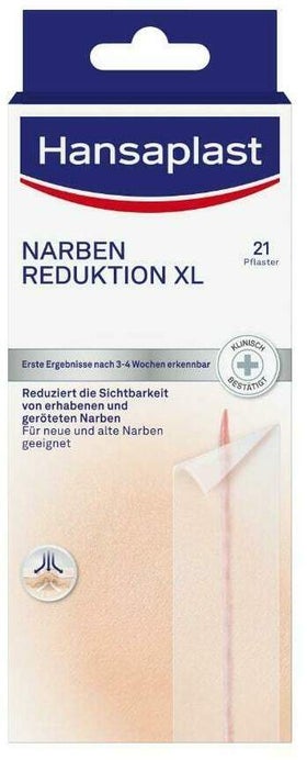 Hansaplast Pflaster Narben Reduktion Xl 3 cm X 14,6 cm 21 Stück