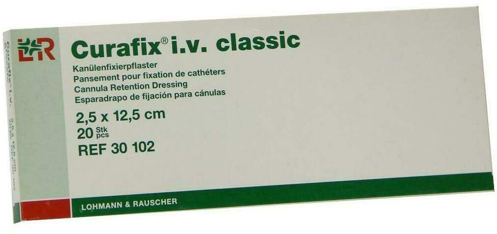 Curafix I.V. Classic Pflaster 2,5x12,5cm