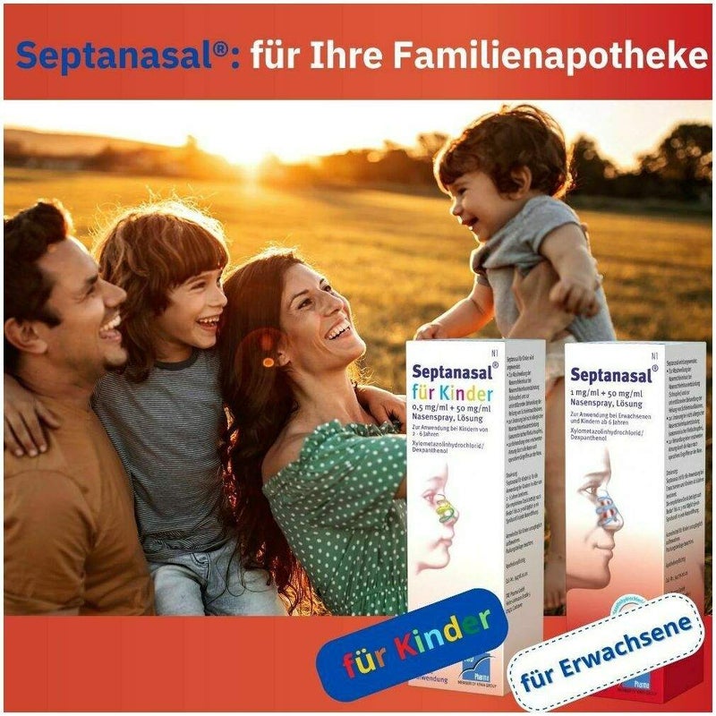 Septanasal Kinder 0,5 mg Je ml + 50 mg Je ml 10 ml