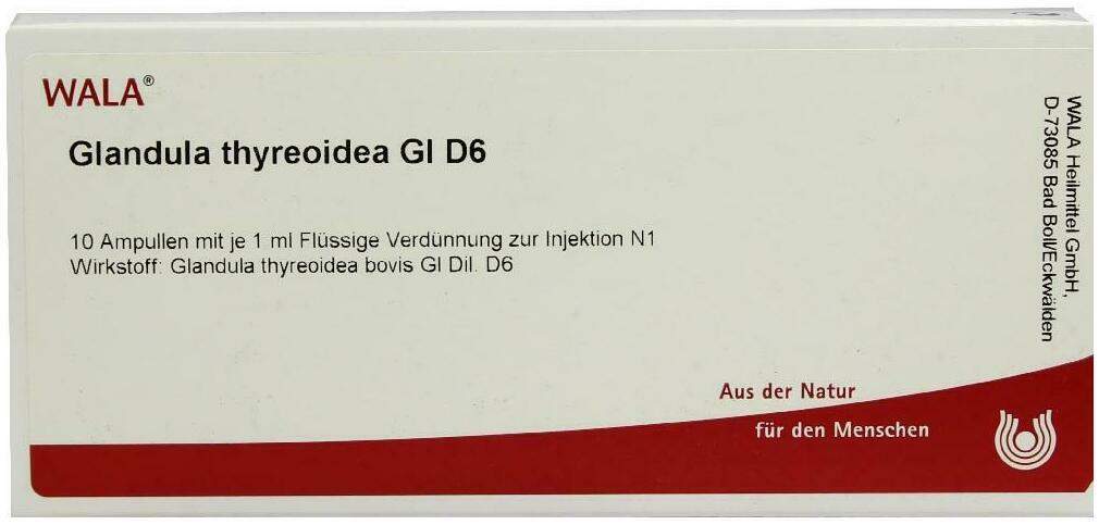 Wala Glandula Thyreoidea Gl D6 10 X 1 ml Ampullen