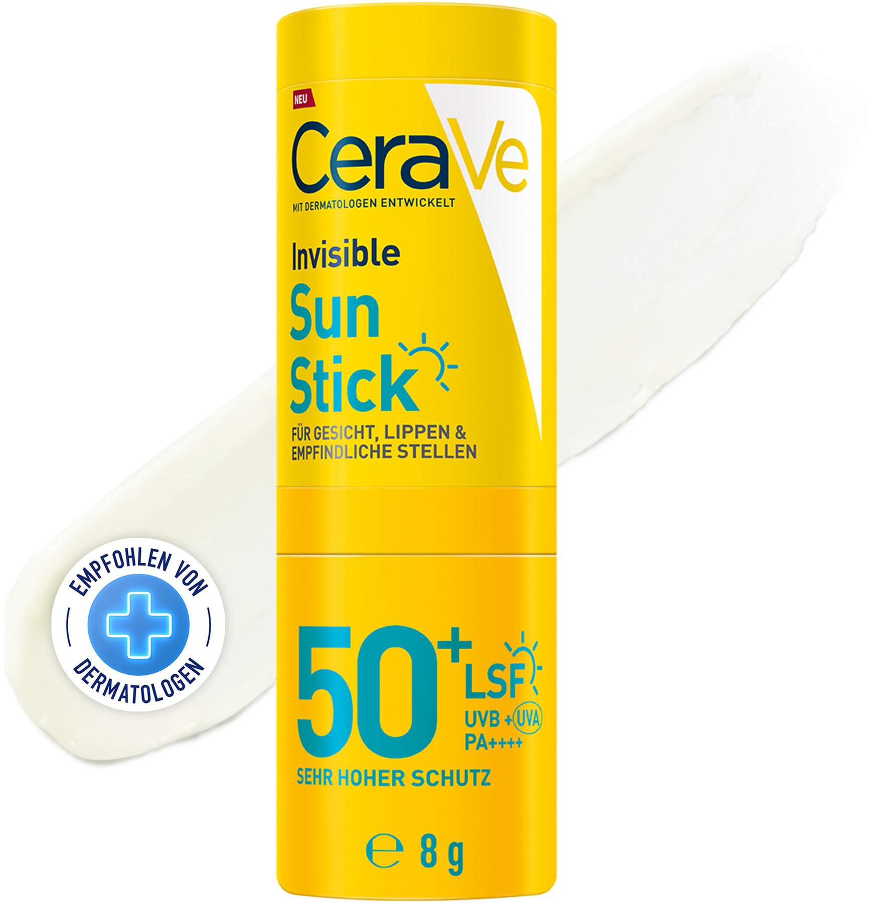 CeraVe Invisible Sun Stick SPF 50+ 8 g