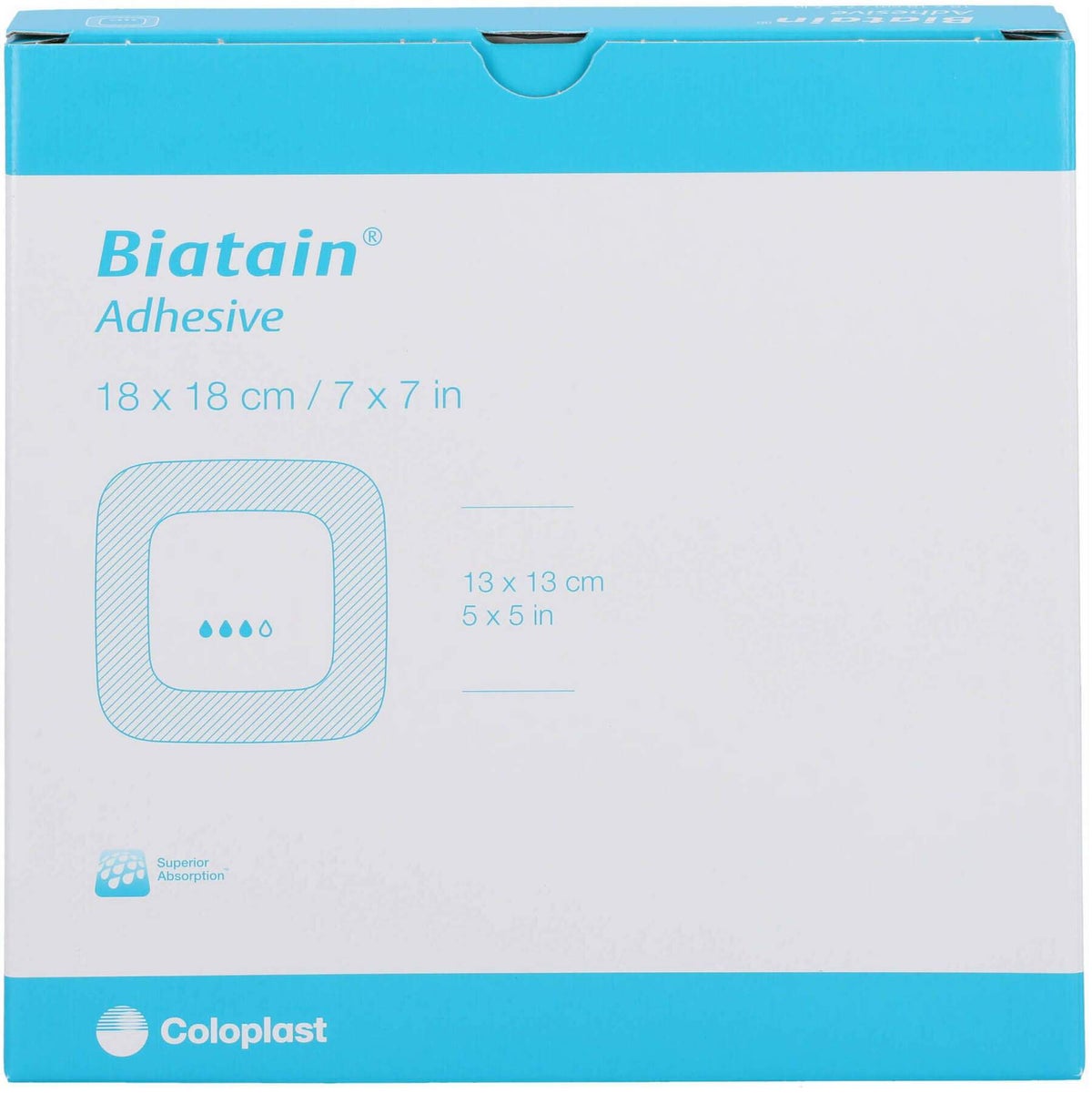 Biatain Schaumverband 18 X 18 cm Selbst Haftend 5 Stück