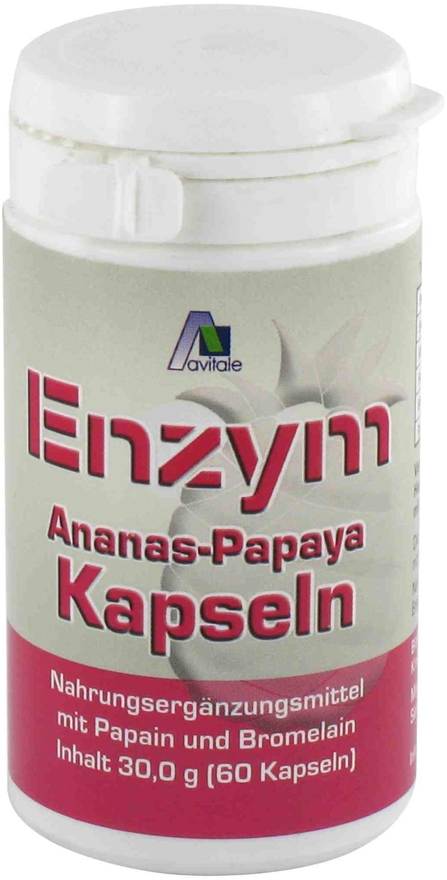 Enzym Ananas Papaya Kapseln