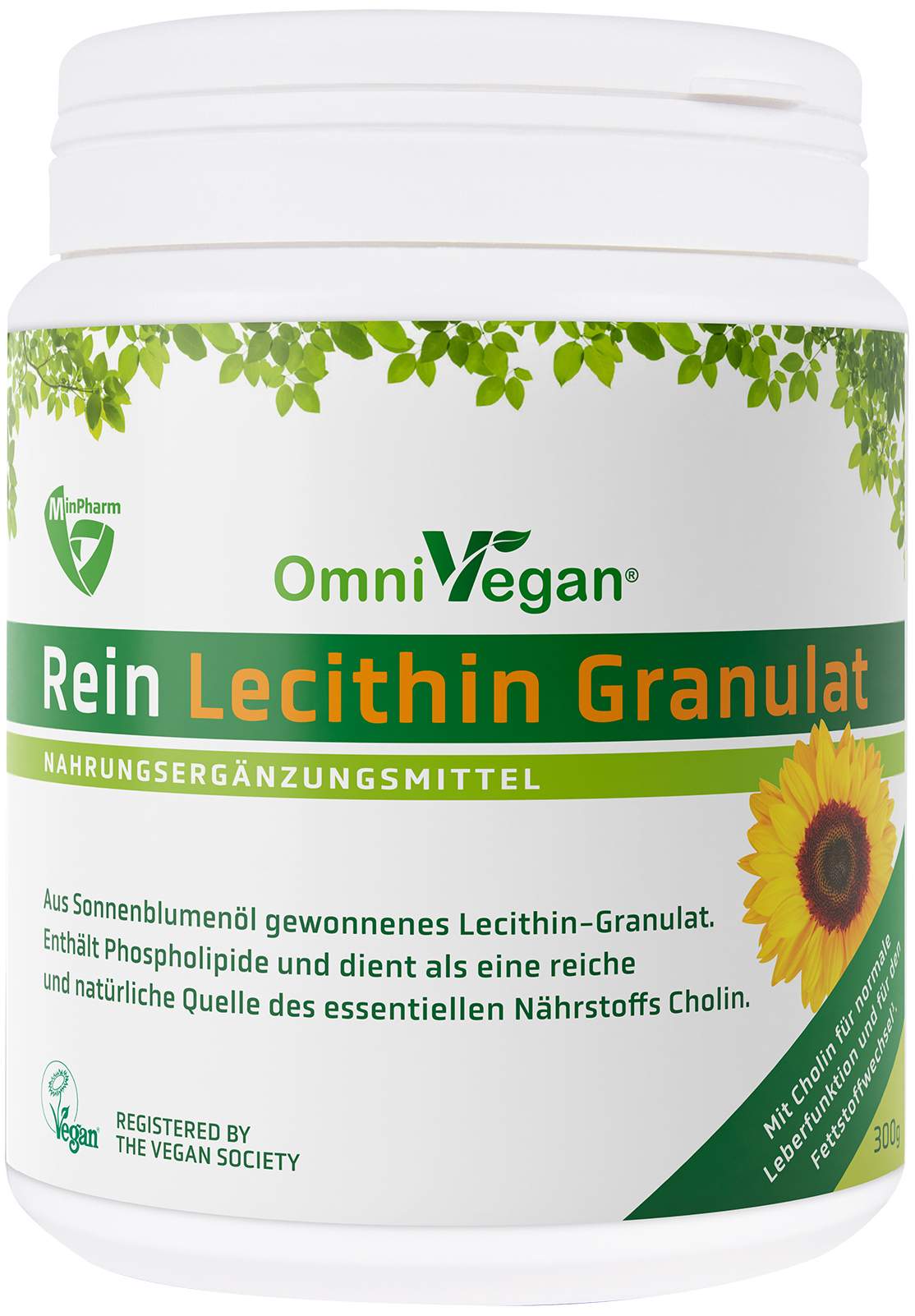 Omnivegan Rein Lecithin Granulat 300 G